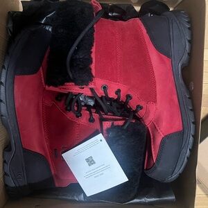 UGG Men's Red and Black Snow Boots